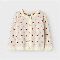 Lil' Atelier dla dziewczynki kardigan z dzianiny Saran kolor Turtledove