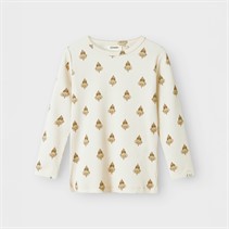 Lil' Atelier Piger Lavo Langærmet T-shirt Pastel Parchment