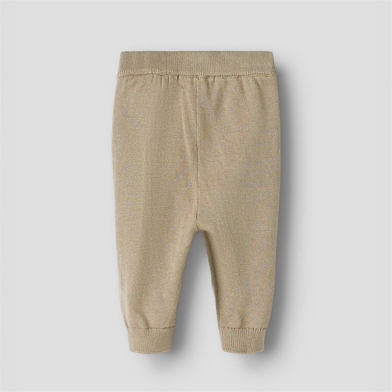 Lil' Atelier Børne Dundo Strikket Bukser Oxford Tan