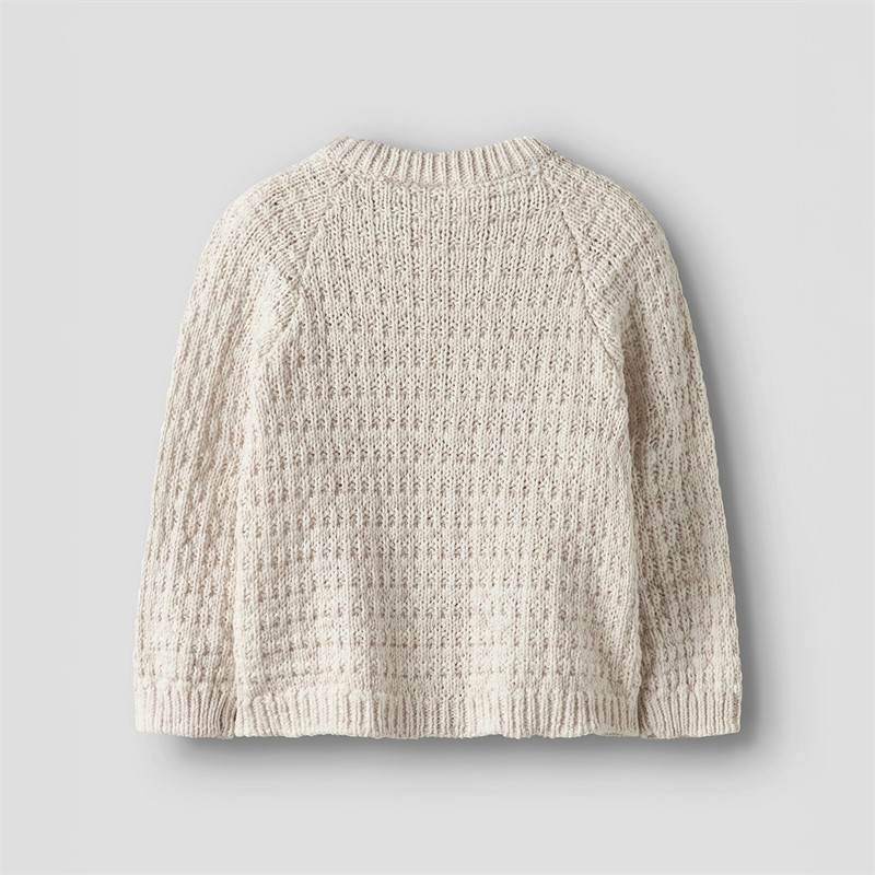 Lil' Atelier Bella rozpinany sweter dla dziewczynki kolor Novelle Peach