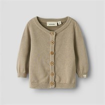 Lil' Atelier Gilet tricoté Dundo Enfant Oxford Tan