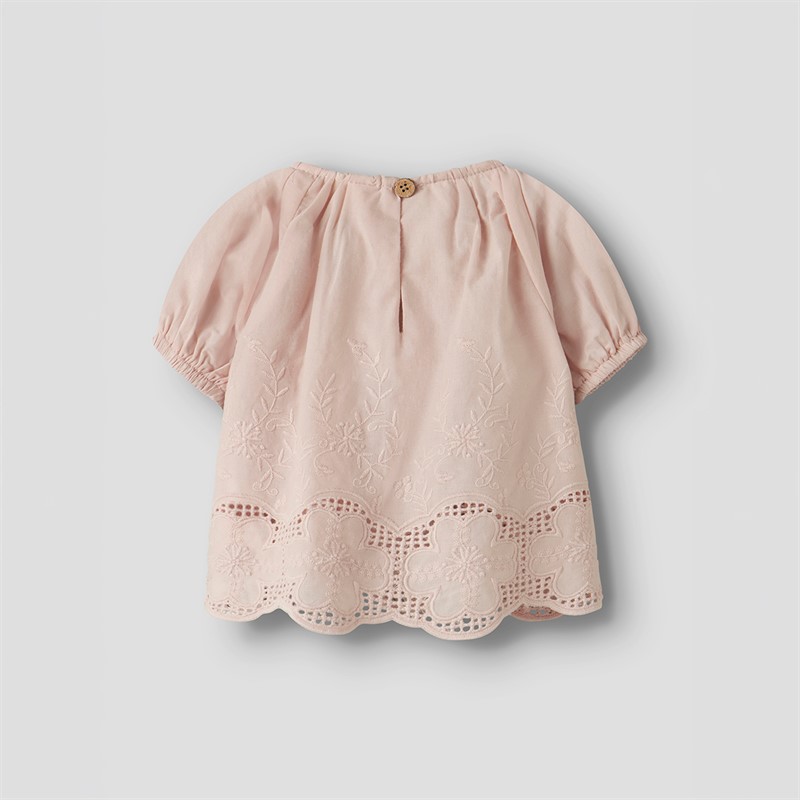 Lil' Atelier Piger Dayna Løs T-shirt Peach Whip