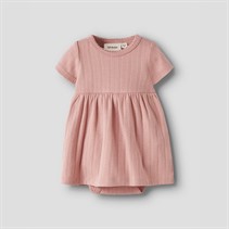 Lil' Atelier Mädchen Falina Kurzarm Kleid Misty Rose