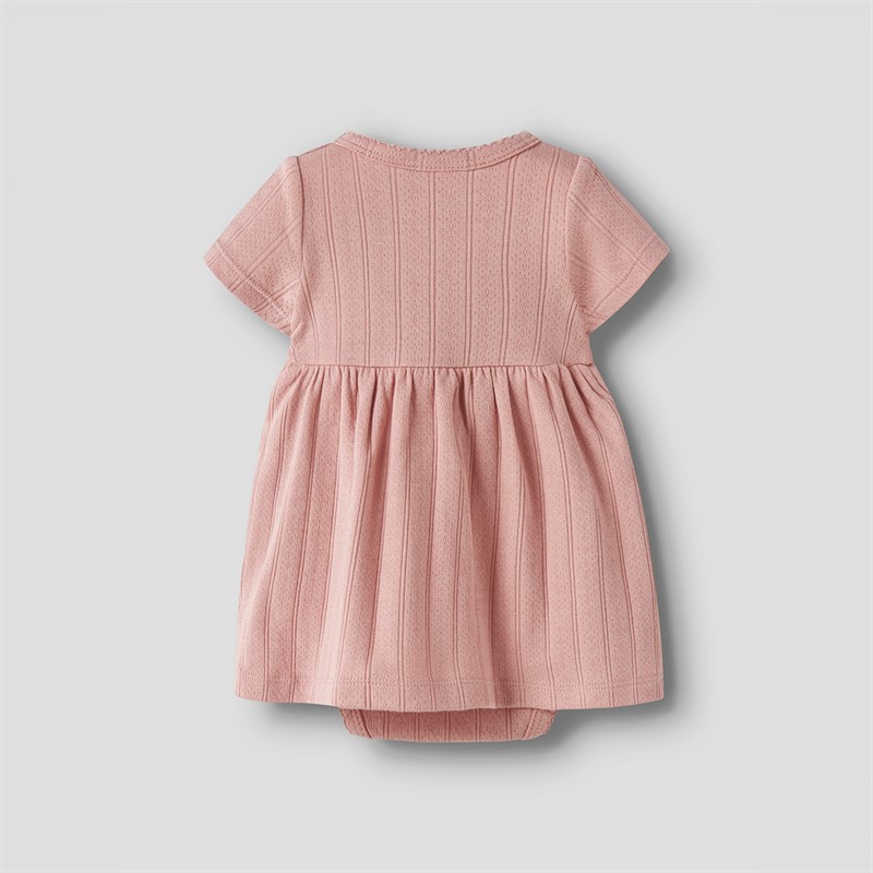 Lil' Atelier Piger Falina Kortærmet Kjole Misty Rose