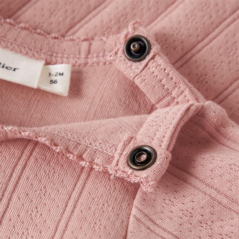 Lil' Atelier Piger Falina Kortærmet Kjole Misty Rose