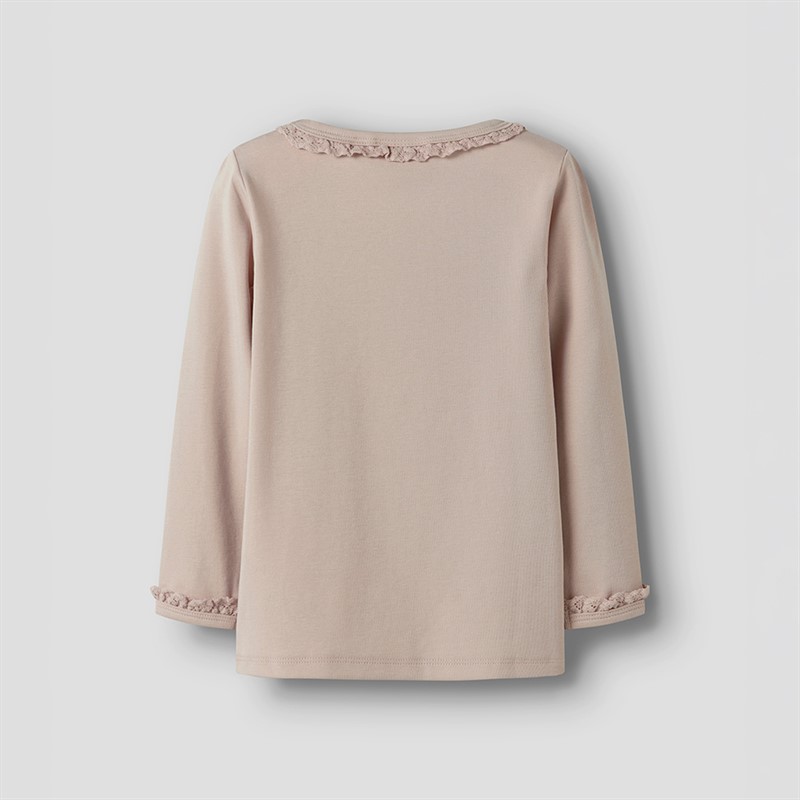 Lil' Atelier Piger Layo Langærmet Top Peach Whip