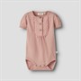 Lil' Atelier Piger Halina Kortærmet Babydragt Rose Tan