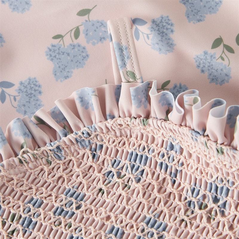 Lil' Atelier Piger Fiona badedragt Peach Whip