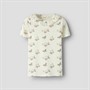 Lil' Atelier Piger Layo Kortærmet T-shirt Coconut Milk