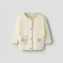 Lil' Atelier Piger Saran Strikket Cardigan Turtledove