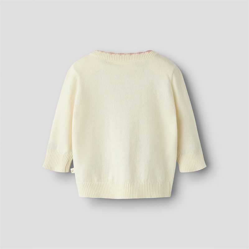 Lil' Atelier Piger Saran Strikket Cardigan Turtledove