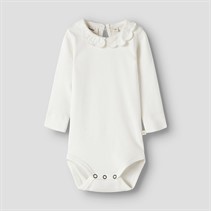 Lil' Atelier Mädchen Fundo Langarm Baby Strampler Coconut Milk