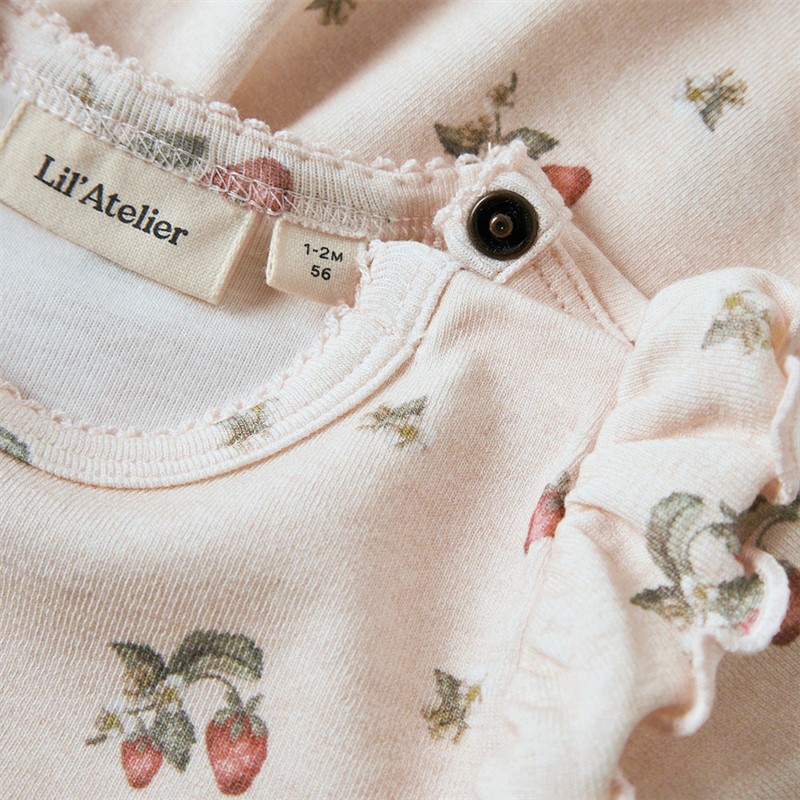 Lil' Atelier Piger Gayo Kortærmet Kjole Morganite