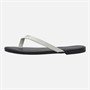 SEQWL Womens Flip Flops Black/White