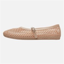 SEQWL Womens Jelly Mary Jane Flats Nude