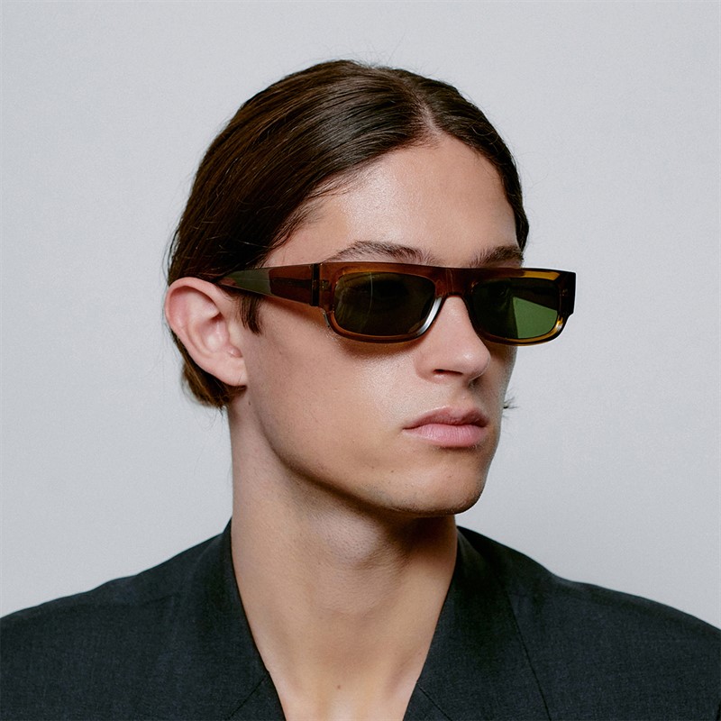 A Kjærbede Jean Solbriller Smoke Transparent