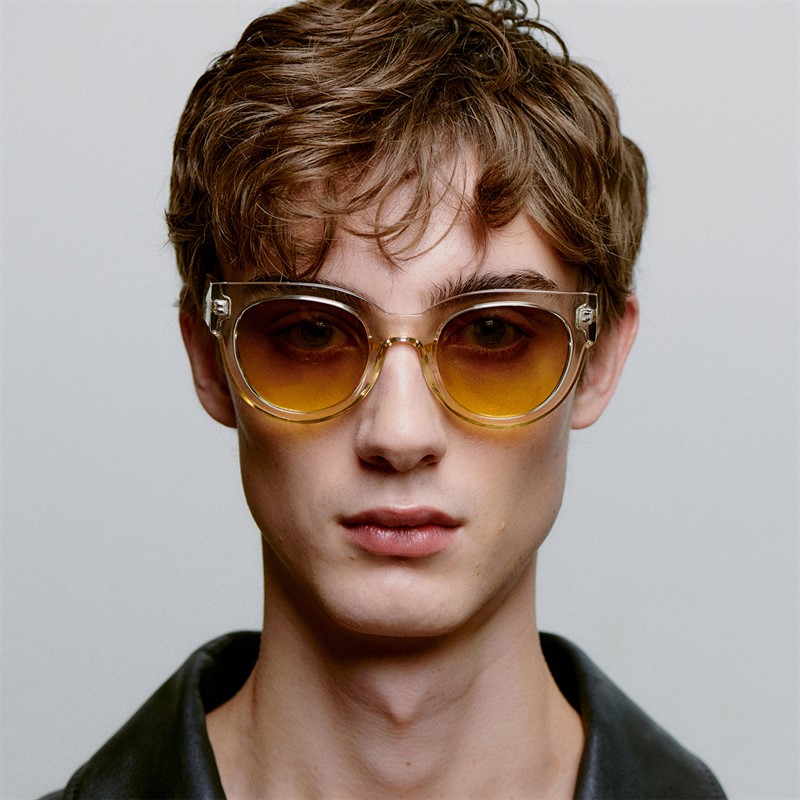 A Kjærbede Lilly Solbriller Ecru Transparent