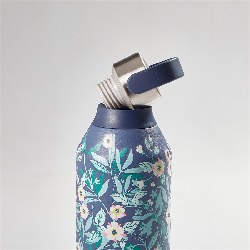Chillys Liberty Brighton Blossom 500ml Bottle Whale Blue