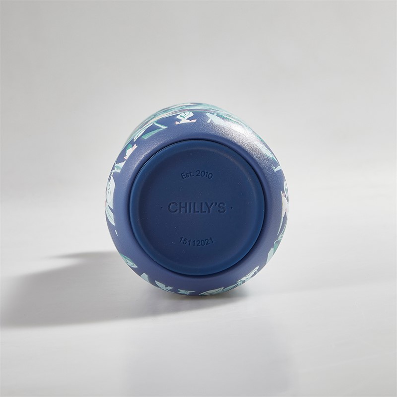 Chillys Liberty Brighton Blossom 500ml Bottle Whale Blue
