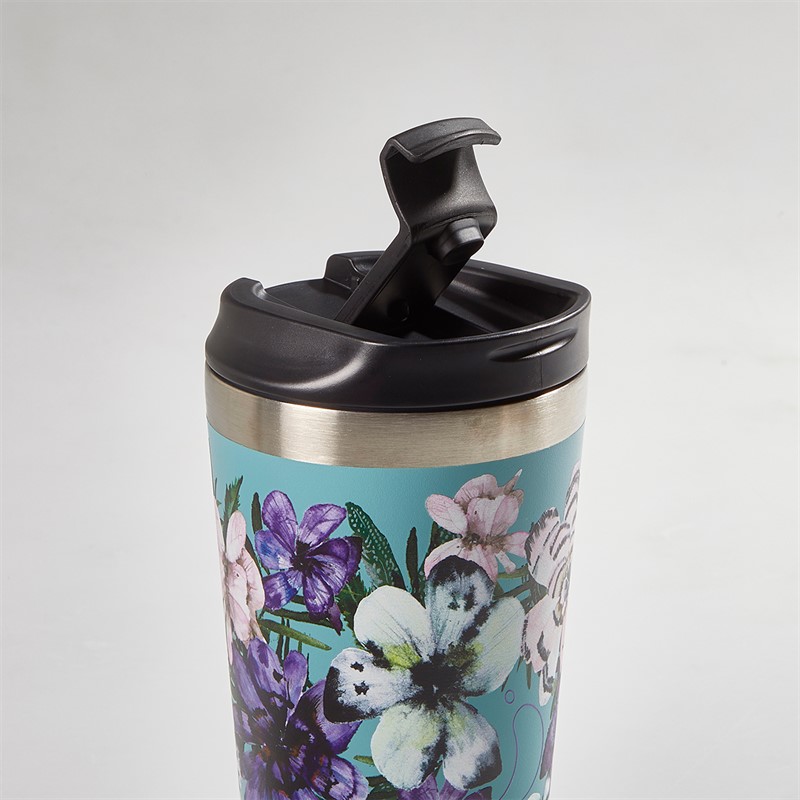 Chillys Floral 340ml Cup Feathered Florals