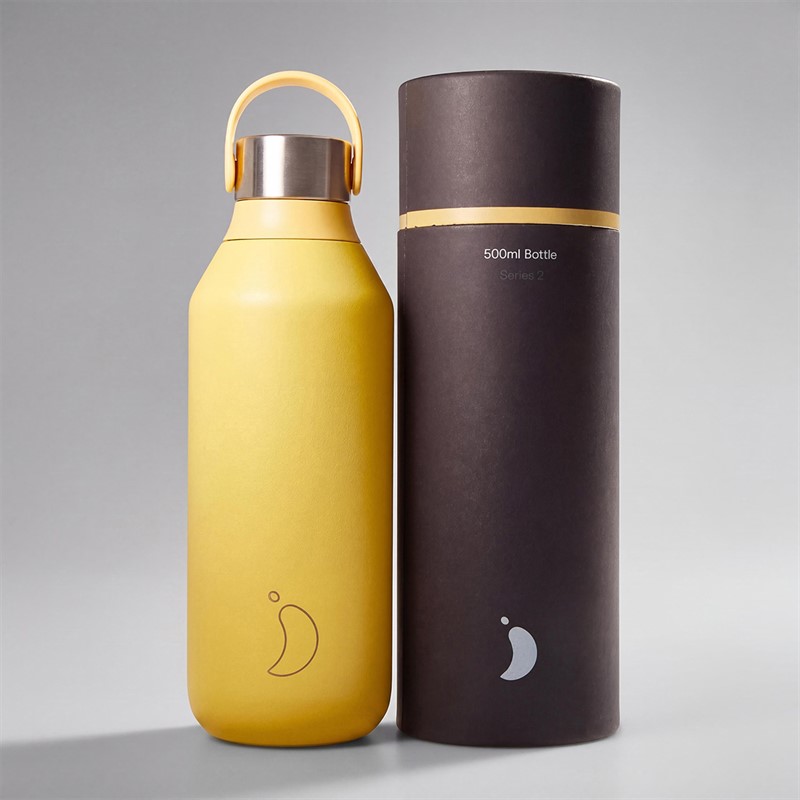 Chillys Series 2 500ml Bottle Pollen Yellow