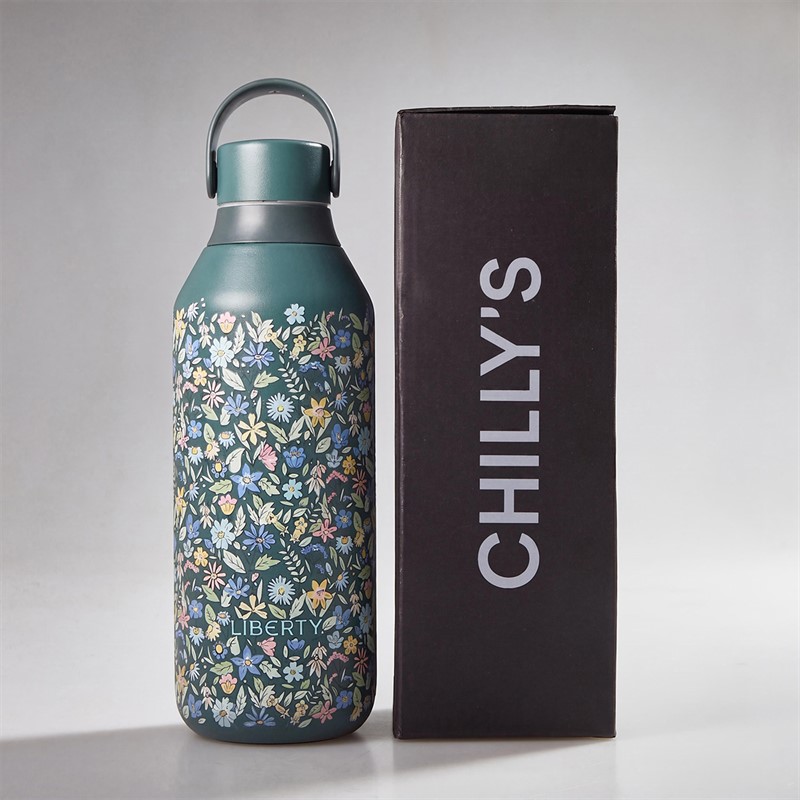 Chillys Series 2 Liberty Summer Sprigs 500ml Bottle Pine Green