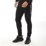 Avant Garde Mens Contrast Embossed Joggers Black