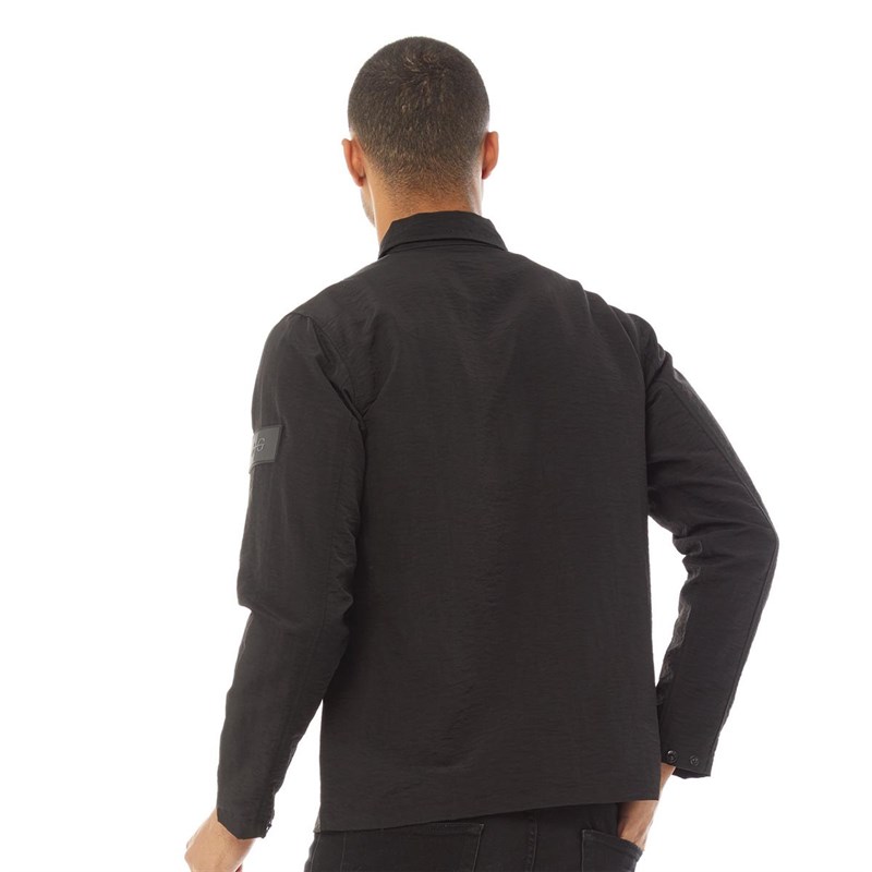 Avant Garde Mens Raven Overshirt Black