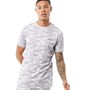 Avant Garde Mens Grid Camo T-Shirt Ecru