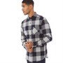 Avant Garde Herre West Flannel Langærmet shirts Marineblå Ternet