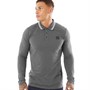 Avant Garde Mens Relate Long Sleeve Polo Charcoal
