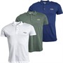 Avant Garde Mens Salton Three Pack Polos Navy/White/Khaki
