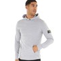 Avant Garde Mens Collusive Hooded Top Light Grey Melange