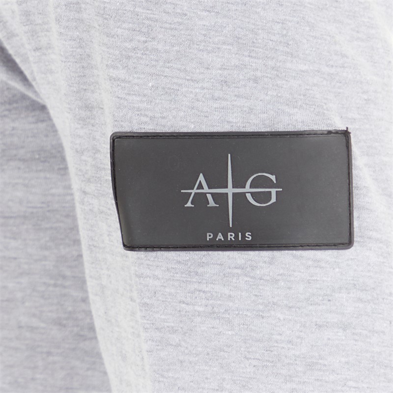 Avant Garde Mens Collusive Hooded Top Light Grey Melange