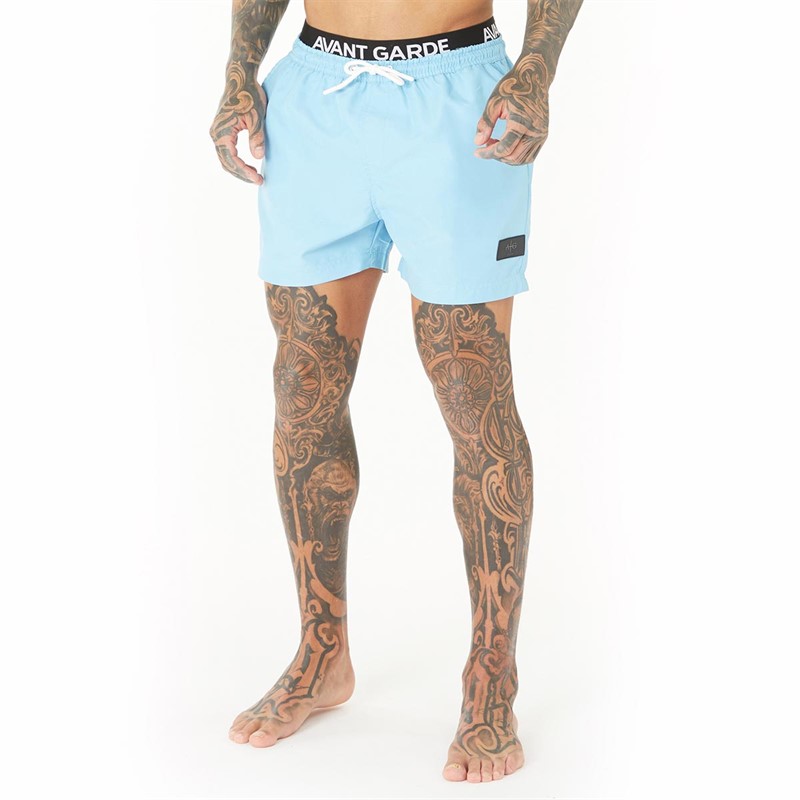 Avant Garde Mens Abroad Swim Shorts Blue