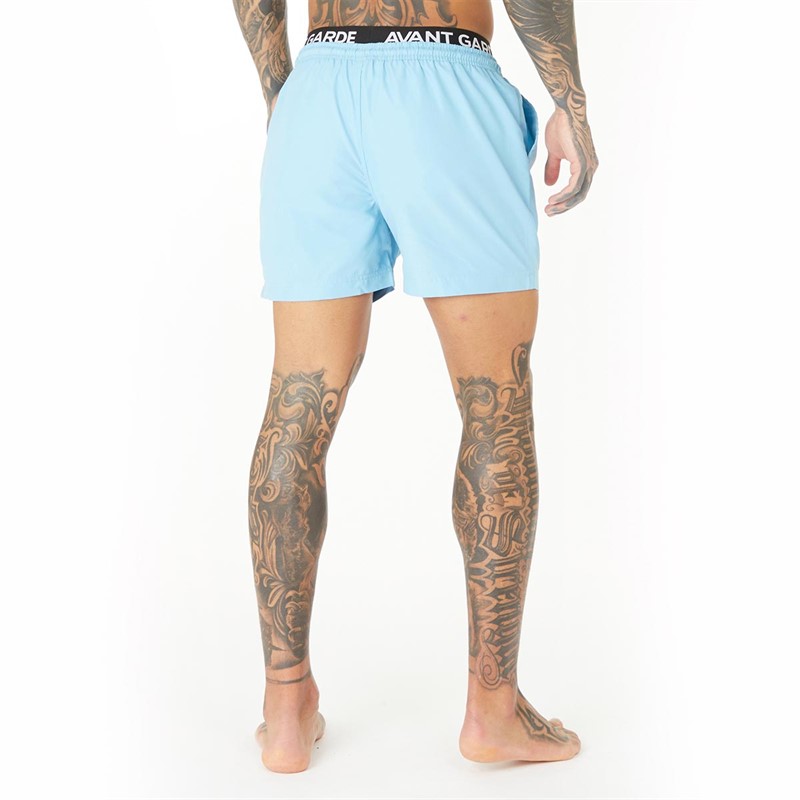 Avant Garde Mens Abroad Swim Shorts Blue