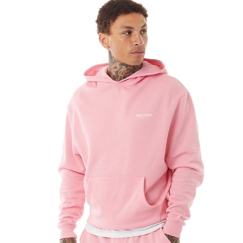 Oversized pink hoodie on sale mens