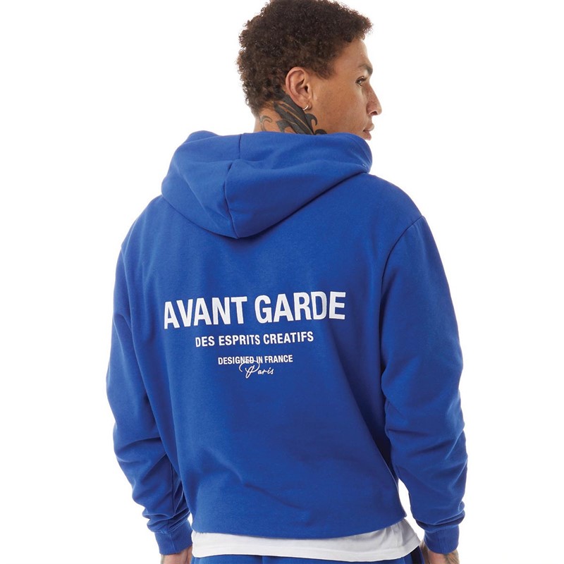 Avant Garde Mens Creatives Hoodie Royal Blue