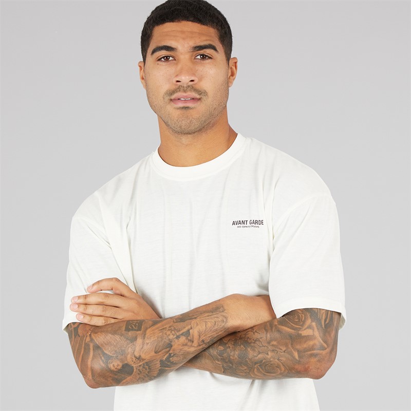 Avant Garde T-Shirt Herren Ecru