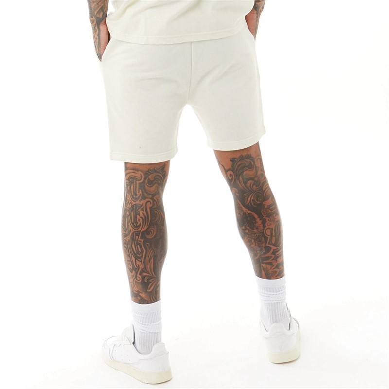 Avant Garde Mens Creatives Relaxed Fit Shorts Ecru