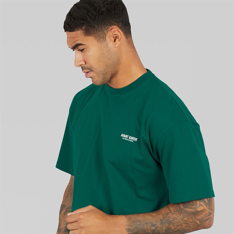 Avant Garde T-Shirt Herren Smaragd Kreatives
