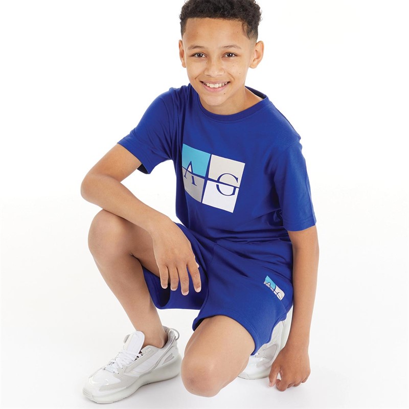 Avant Garde Boys Quadrant Shorts Blue