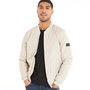 Avant Garde Mens Bomber Jacket Stone