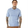 Avant Garde Mens Senza Kniited Polo Forever Blue