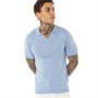 Avant Garde Mens Kofi Knitted Polo Forever Blue