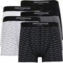 Avant Garde Mens Base Five Pack Boxers White/White Print/Black/Black Print/Slate
