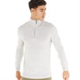 Avant Garde Mens Dagenham 1/4 Zip Jumper Light Grey Mel