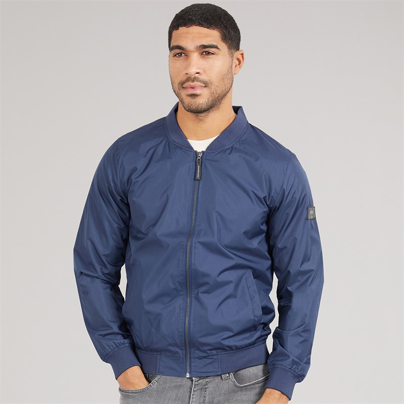Avant Garde Mens Veste Bomber Jacket Navy