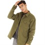 Avant Garde Mens Heated Shacket Khaki