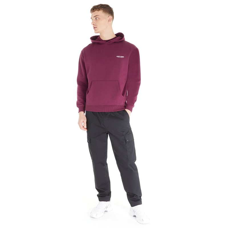 Avant Garde Mens Creatives Hoodie Burgundy